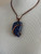 Oval Lapis Lazuli and Copper Pendant Necklace | Copper Choker | NWT