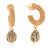 Kurt Geiger Eagle Huggie Gold Earrings | Eagle Dangles | New