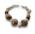 Agate Citrine Chunky Gemstone Necklace | 18"