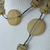 Yellow and Grey Contemporary Necklace | Lucite | NWT