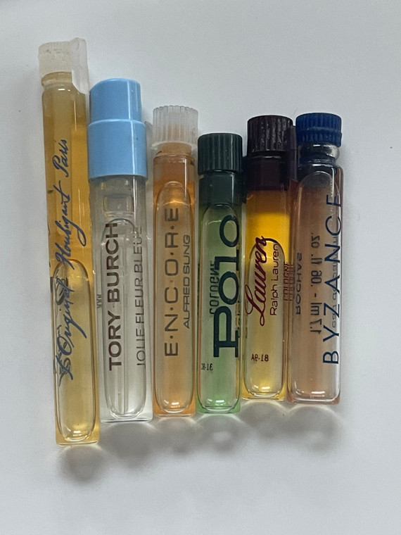 7x Set Purse Size Perfume Samples