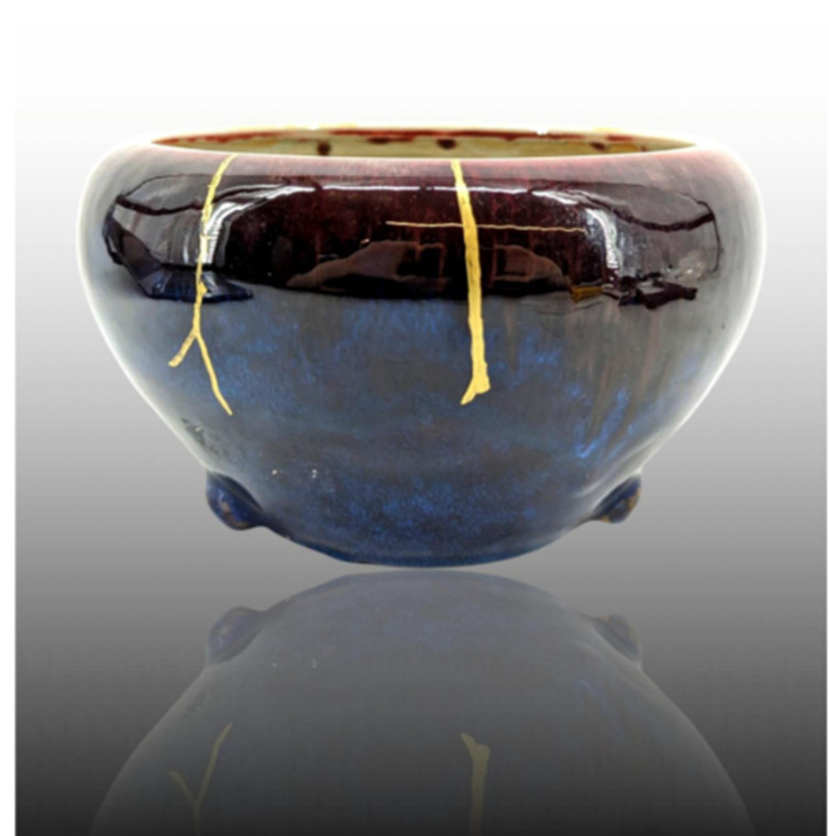 Qing Dynasty (1636-1912) Blue Sand de Boeuf Ceramic Bowl | Antique