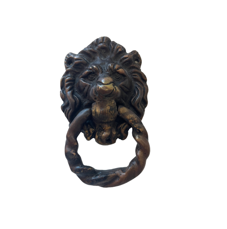 Brass Lion Door Knocker or Lion Handle Pull | NWT