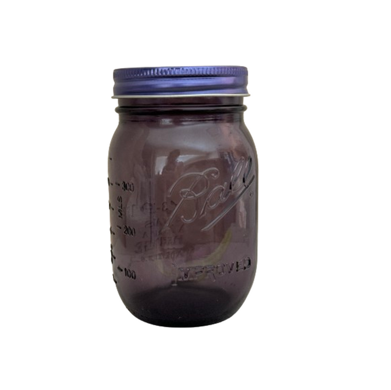 Single Purple Ball Mason Jars | Bernardin Ring and Seal | New