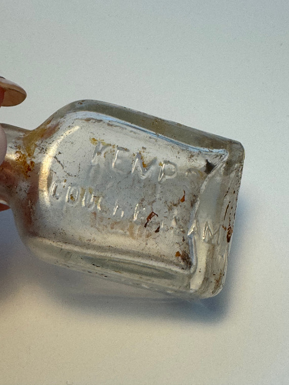 Kemp Cough Balsam | Glass Bottle | Antique
