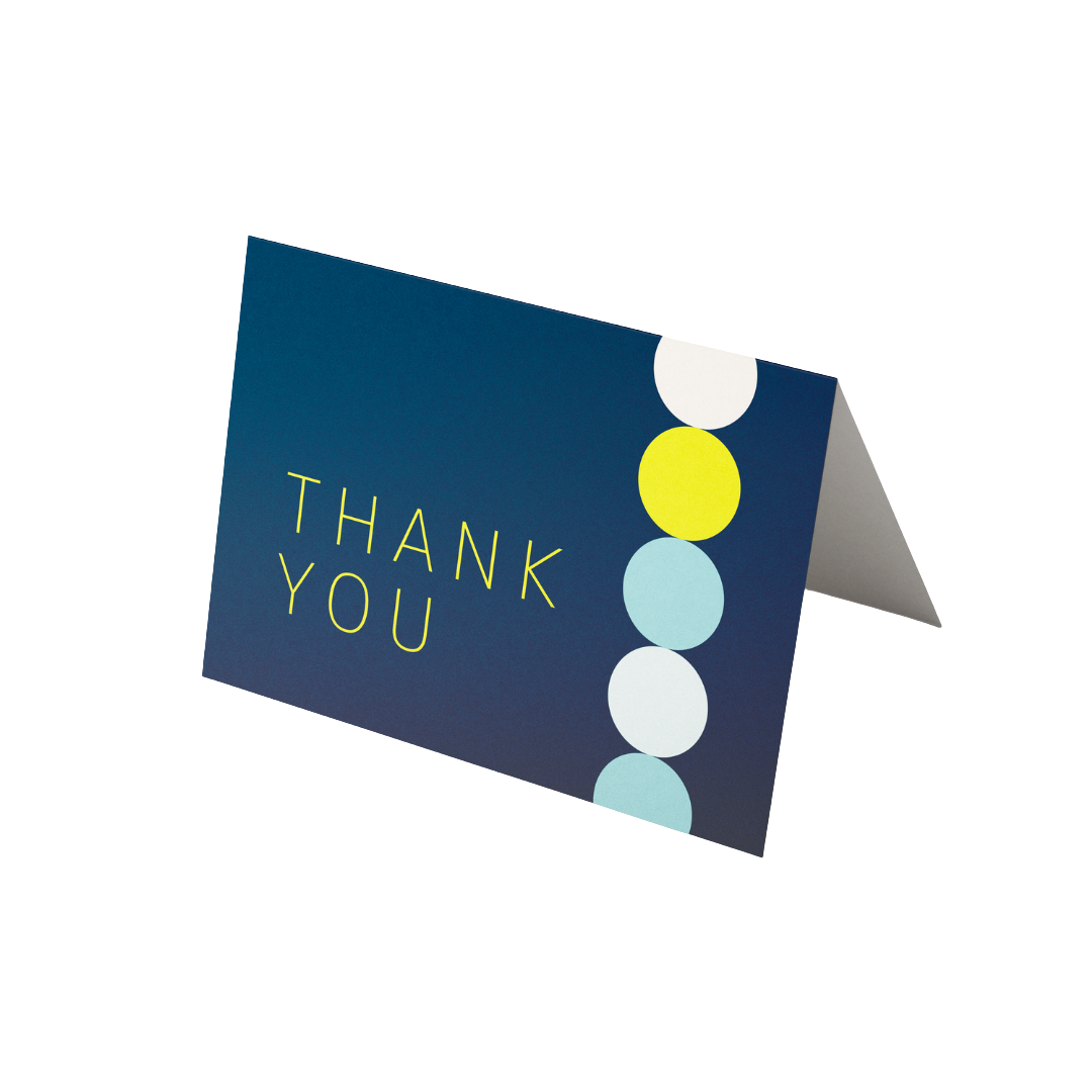 "Thank You" notecard