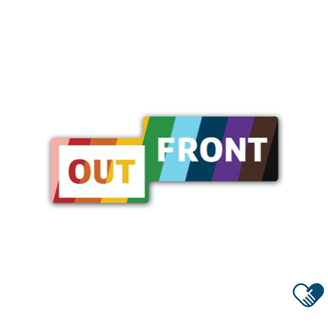 Out Front Sticker