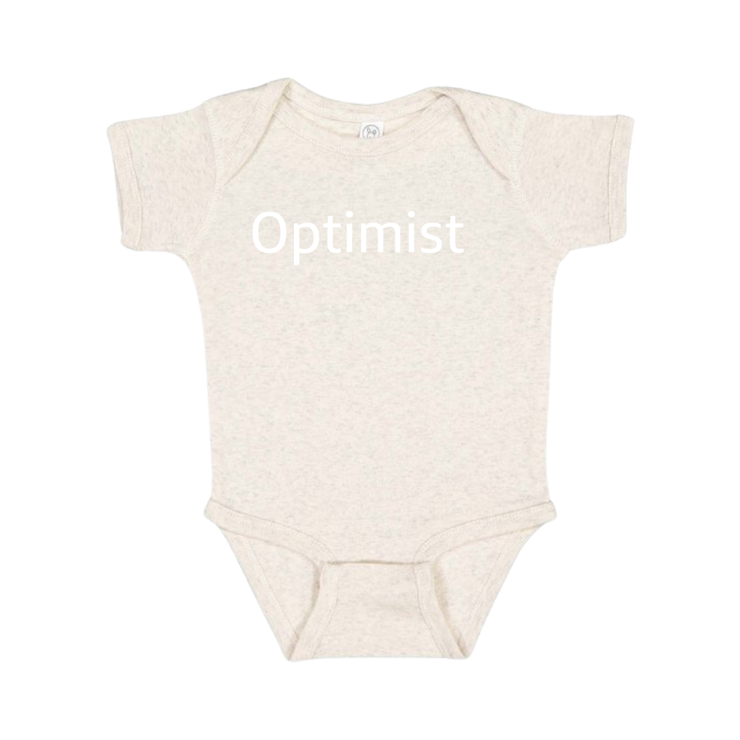 Optimist infant onesie