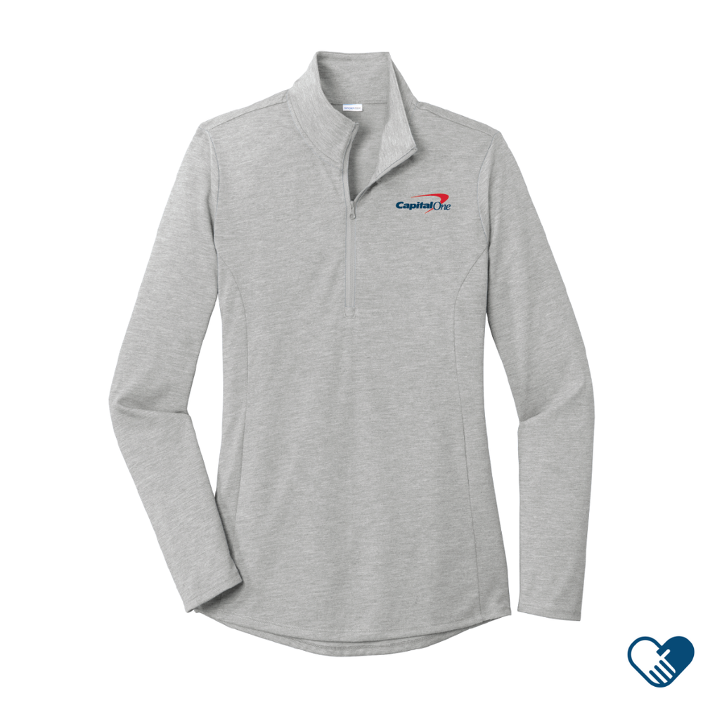 Women's Tri-Blend Quarter Zip Pullover