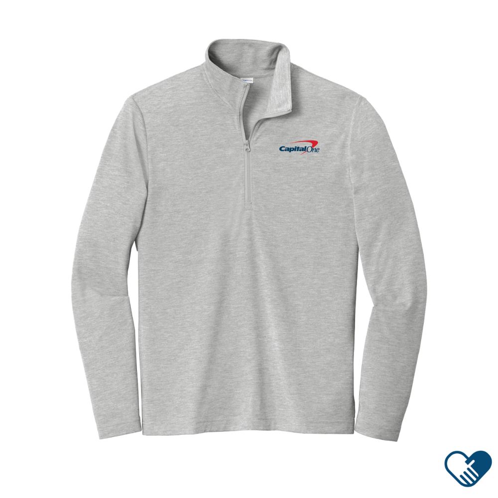 Men's Tri-Blend Quarter Zip Pullover