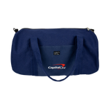 Upcycled duffel bag