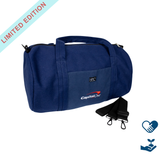Upcycled duffel bag