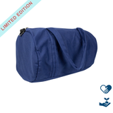 Upcycled duffel bag