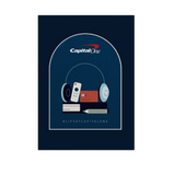 Life at Capital One embroidered sticker patch