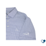 Rhoback men's striped polo