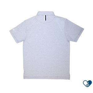Rhoback men's striped polo