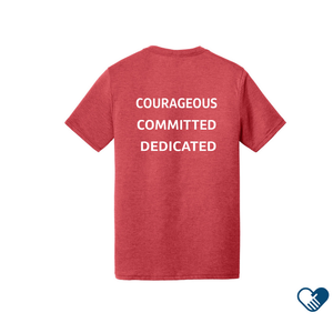 Salute Military Spouse V-Neck T-shirt
