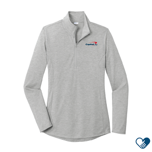 Women's Tri-Blend Quarter Zip Pullover