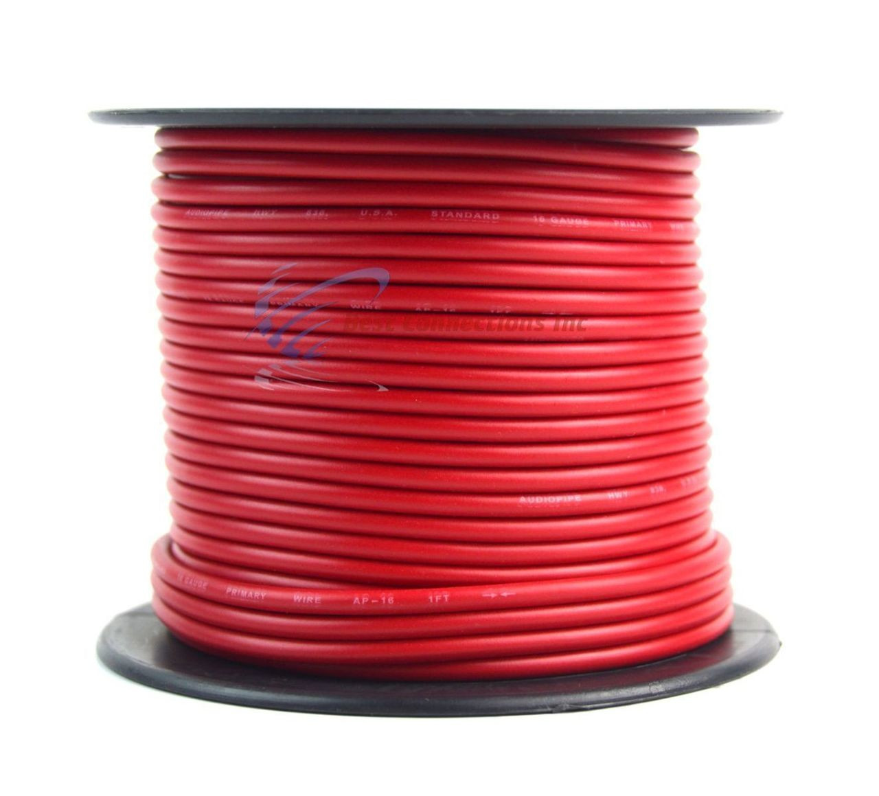 Best Connections 16 Gauge Wire Red & Black Power Ground 100 ft Each Primary Stranded Copper Clad