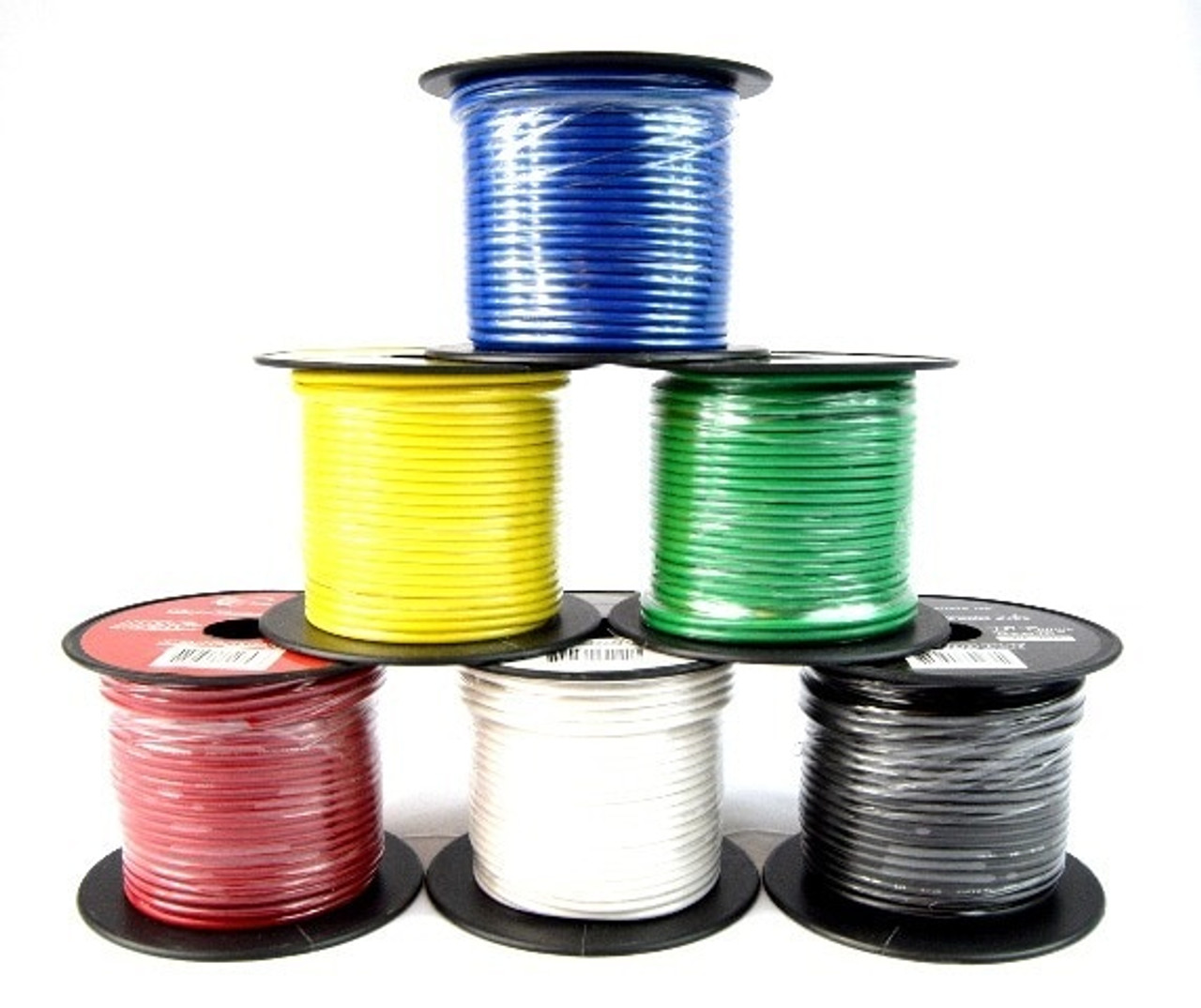 Trailer Wire Light Cable for Harness 6 Way Cord 16 Gauge - 100ft roll - 6  Rolls - Best Connections