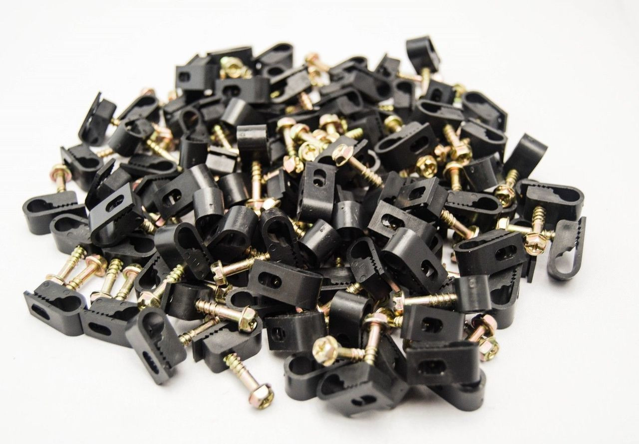 coaxial cable mounting clips