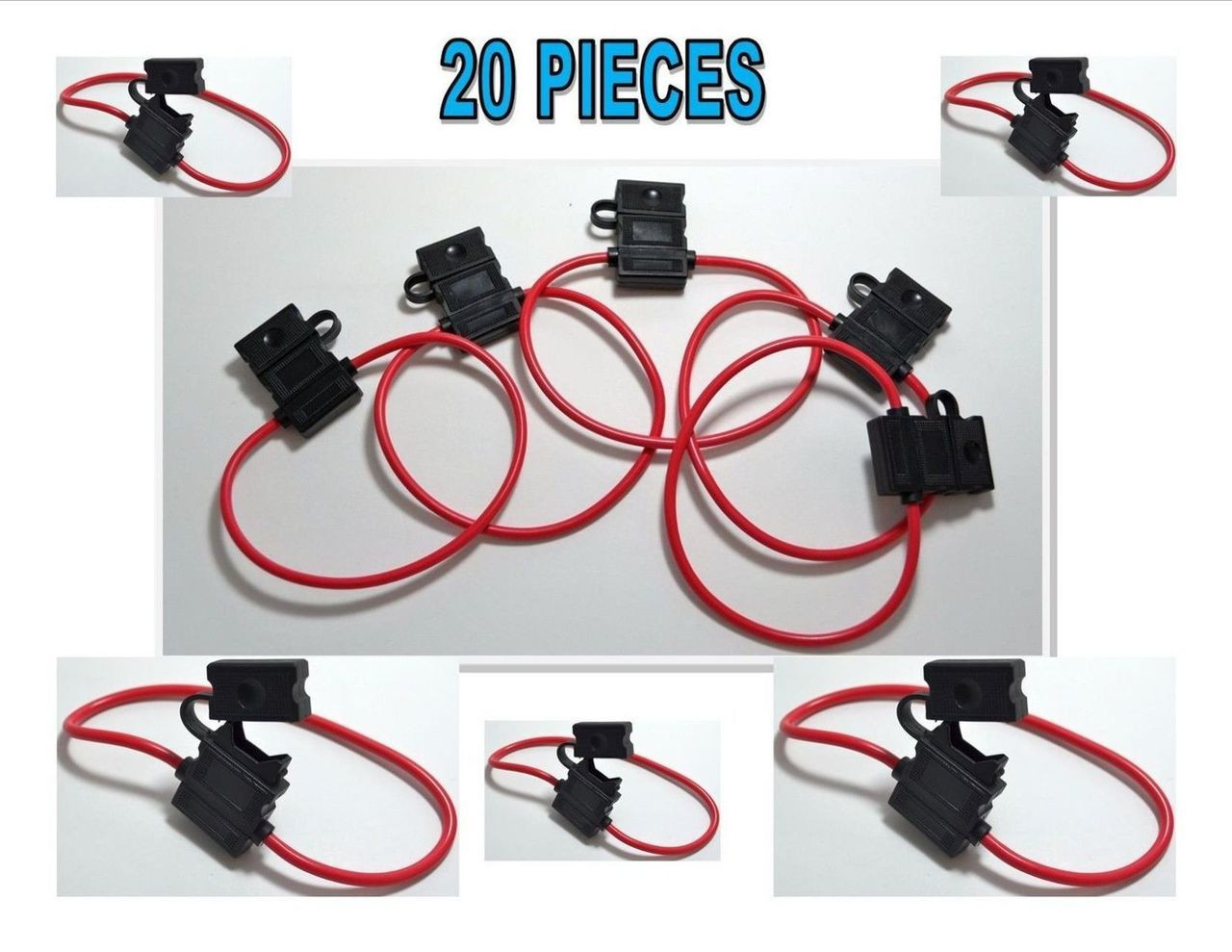20 Pcs 10 Gauge ATC Heavy Duty Fuse Holder 12 Volt Automotive Wire Scosche  Best Connections