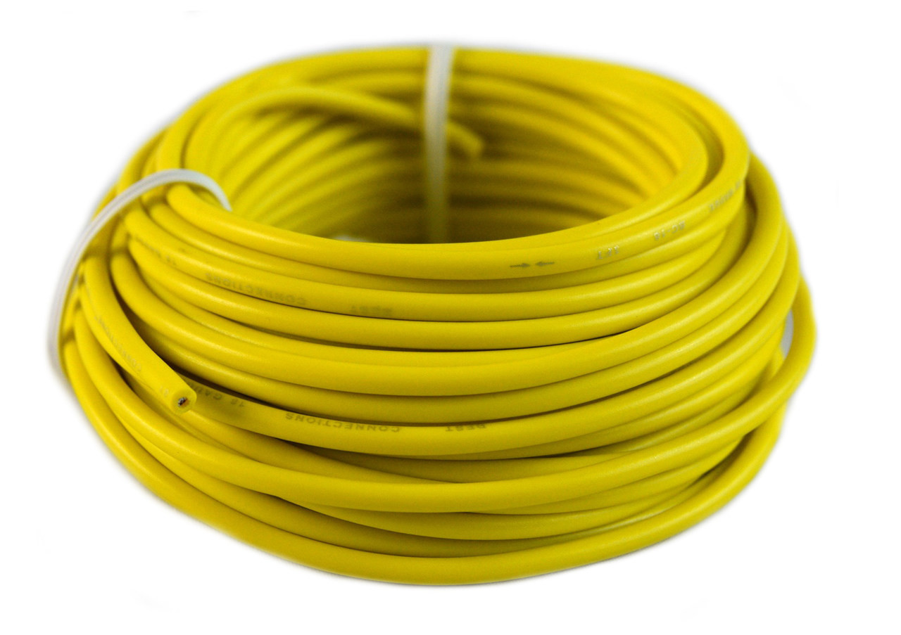 Consolidated Electronic Wire & Cable - 18 gauge 1 conductor YELLOW