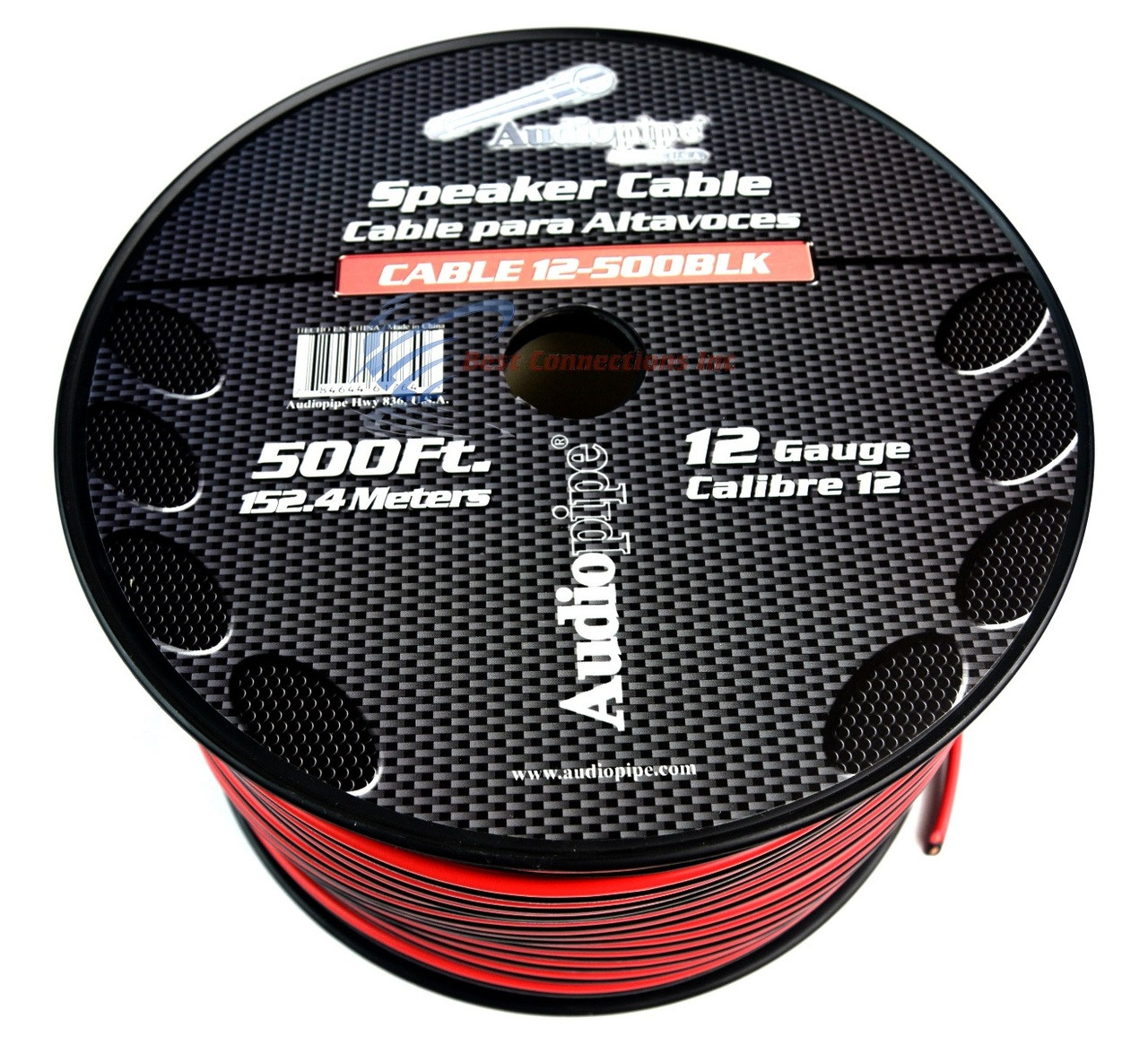 500' Feet 12 Gauge Red Black Speaker Wire Home Car Zip Cord Copper Mix  Stranded - Best Connections