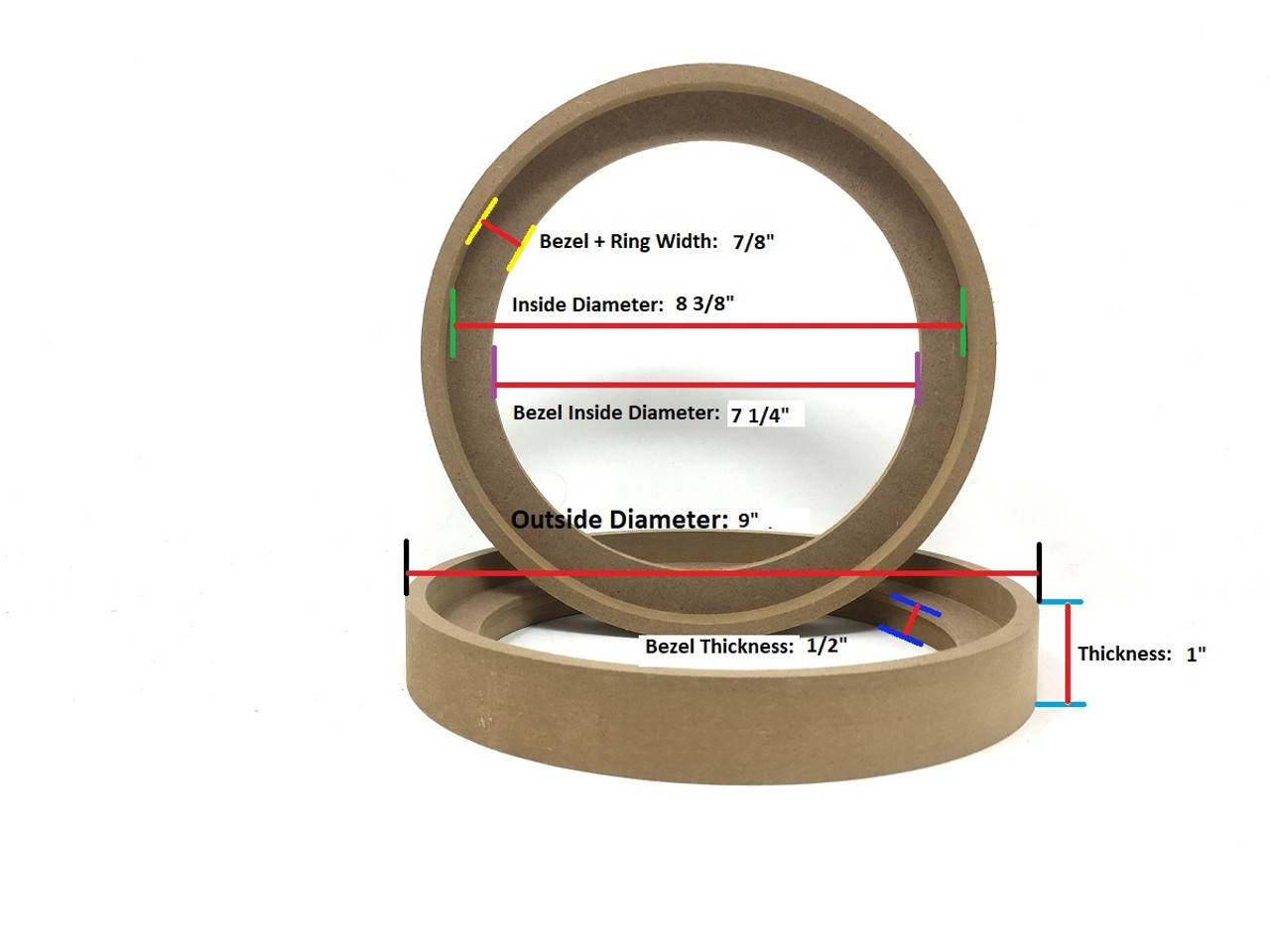 WOOdman SL Ring Spacer 1-1/8 – WOOdman Components