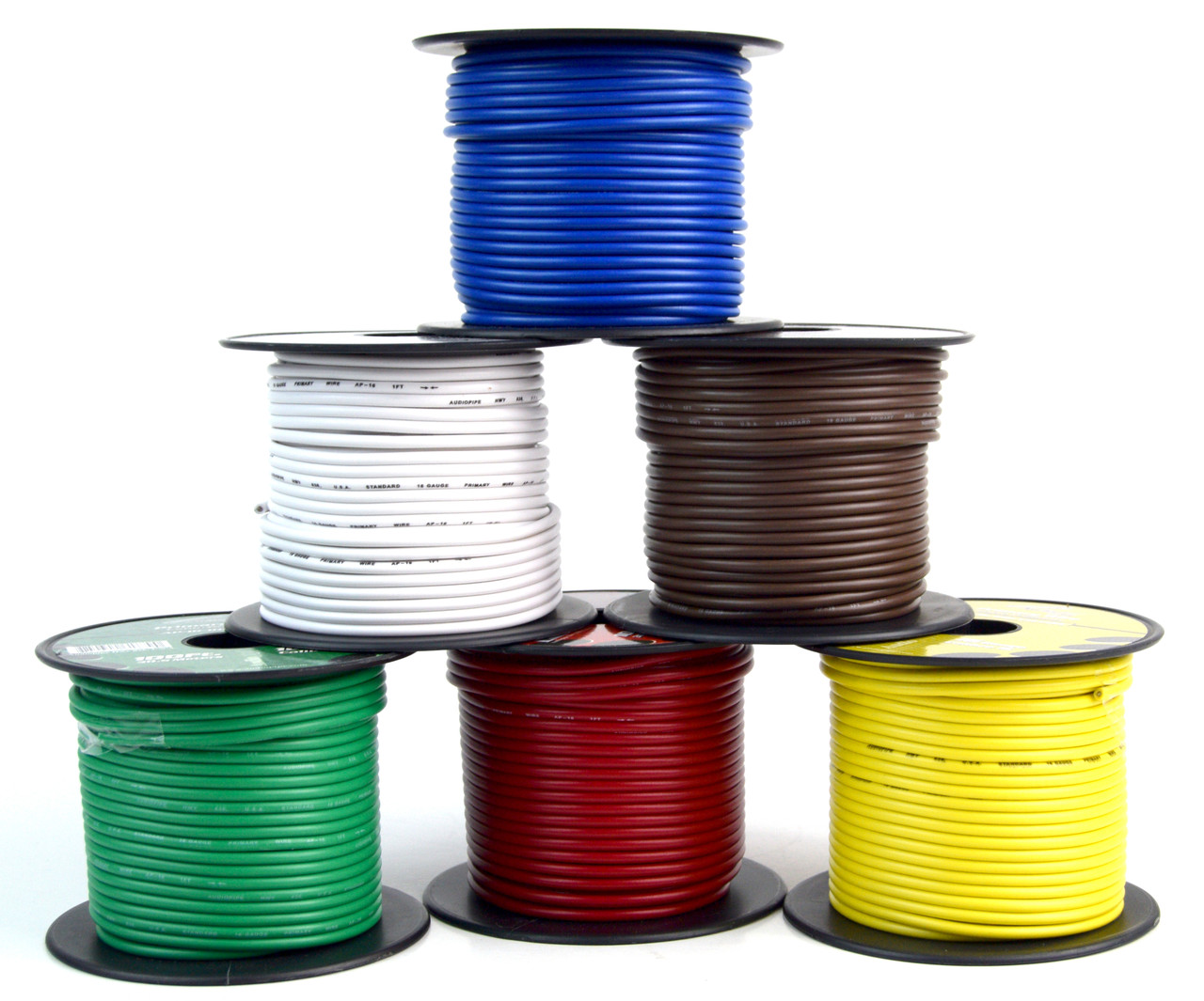 Trailer Wire Light Cable for Harness 6 Way Cord 16 Gauge - 100ft roll - 6  Rolls - Best Connections