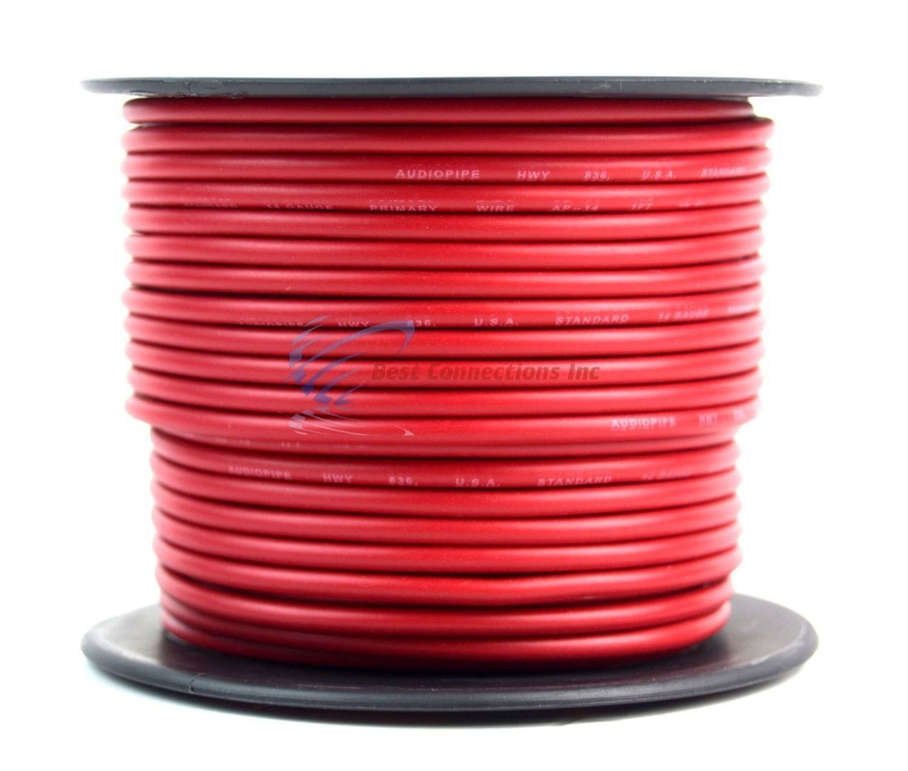 14 GAUGE WIRE RED & BLACK POWER GROUND 100 FT EACH PRIMARY STRANDED COPPER  CLAD - Best Connections