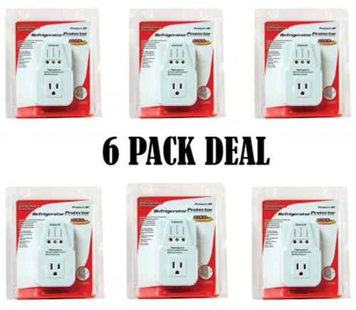 6 pcs Voltage Protector Brownout Surge Refrigerator 1800 Watts Appliance NEW