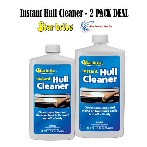 Starbrite 81732 Instant Hull Cleaner Cleans Scum Lines Marine Growth 2 PACK