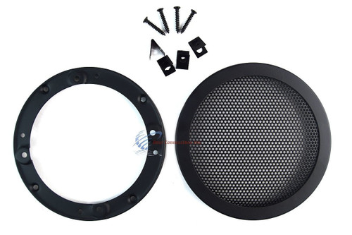 4.5" Inch Car Speaker Woofer Steel Mesh Grill with Speed Clips and Screws