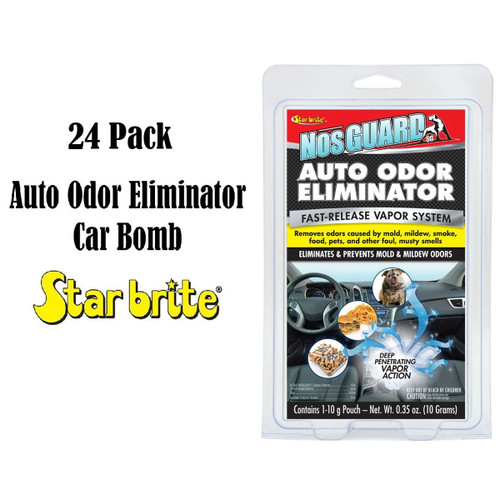 24 Pack Star brite NosGUARD SG Car Bomb Auto Odor Eliminator Bulk Wholesale