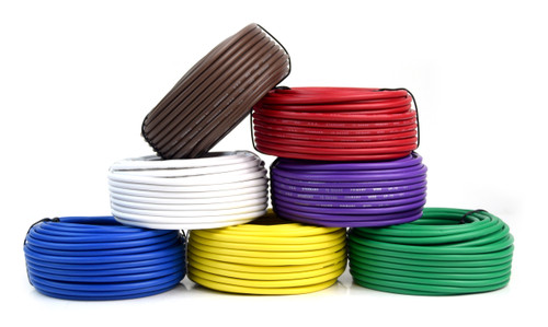 7-Rolls 12ga Power Ground Wire 50ft Primary Remote Cable Audiopipe (7 Colors)