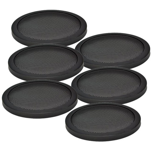 3 Pair 10" Inch Speaker Steel Mesh Grills w/ Speed Clip Screws Protect your Subs
