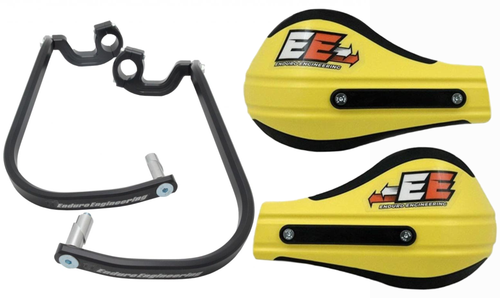 Enduro Engineering Evo 2 Debris Deflectors for 1 1/8" Bars 50-5218B / 51-228 Yellow