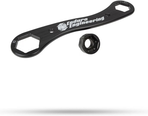 Enduro Engineering 3-in-1 Lightweight Billet Aluminum Axle Wrench for 2010-2024 Beta Dirt Bikes with indexable multi tool Contains 24mm, 27mm, 32mm Sizes