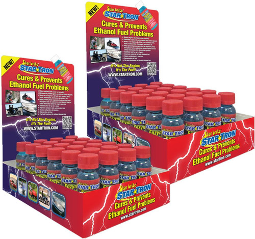 2 Pack StarTron 24 Pack Display Enzyme Fuel Treatment Small Engine Formula 1 oz Bottles