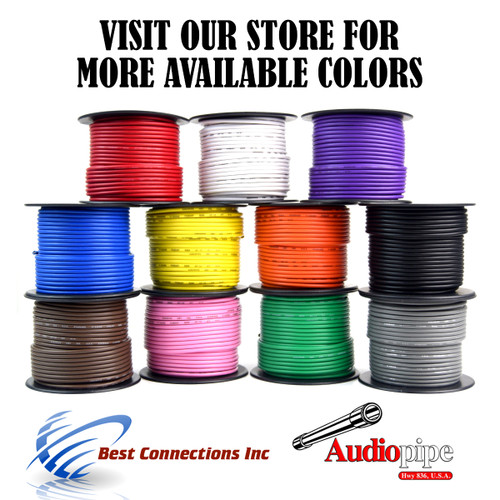 5 Rolls 100 Feet 16 Gauge Primary Remote Wire Auto Power Cable Copper Mix