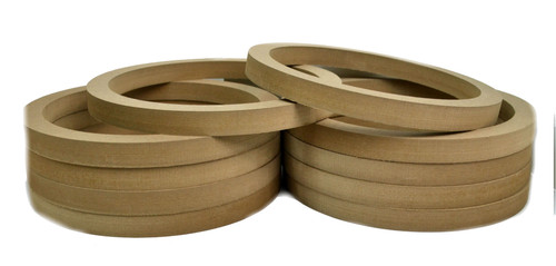 8 Inch MDF Speaker Rings 50 PCS-25 Pairs Mounting Spacer for Fiberglass Install