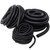 BEST CONNECTIONS (1/4" X 20 ft) (1/2" X 20 ft) (3/4" X 20 ft) Assorted Split Wire Loom Flex-Guard Convoluted Tubing – Protective Split Cable Sleeves/Conduit – Black