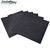 6 Pack ABS Plastic Textured Plastic Sheet 12in x 12in x 3/16in Black Smooth