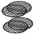 2 Pairs 8 Inch Subwoofer Metal Waffle Grills - Universal Speaker Cover Guard