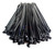 500 Pcs 11" Inch Black Nylon Cable Zip Ties 50 Lbs Tensile Strength Heavy Duty