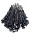 1000 Pcs 7" Black Nylon Cable Straps Zip Ties Wire 50 lbs Tensile Strength