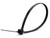 1000 Pcs 7" Inch Black Heavy Duty Tensile Nylon Cable Zip Tie Car House Audio