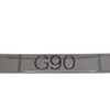 Genesis G90 License Plate Frame - Logo - Silver