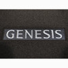 2021-2024 Genesis G80 Carpet Floor Mats (Chocolate Black) - Logo